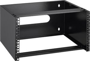 VEVOR 6U Netzwerk-Rack zur Wandmontage, 14 Zoll/355,6 mm Tiefe, 50 lbs/22,68 kg maximale Gewichtskapazität Server-Rack zur Wandmontage mit Käfigmuttern, 19 Zoll/482,6 mm für flache Server-IT-Geräte und Netzwerk-Switches