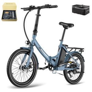 FAFREES F20 Light 20 palcový 250W městský bicykl 36V/14,5Ah LCD Skládací a kompaktní elektrokolo