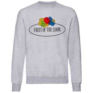 Fruit of the Loom - "Vintage Large Logo" Sweatshirt für Herren/Damen Uni RW7992 (M) (Grau meliert)