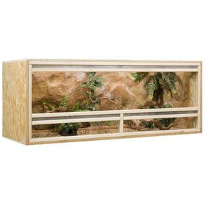 OSB Terrarium, Holzterrarium 150x60x60 cm mit Frontbelüftung