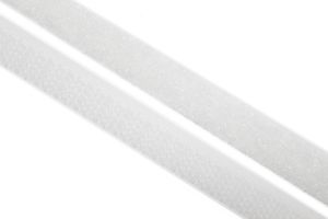 dalipo - Klettband  zum annähen, aufnähen - 10 mm Breite - weiß