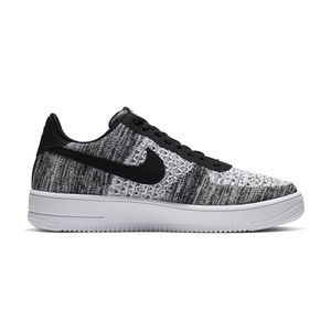 Nike Air Force 1 Flyknit 2.0 "Black Pure Platinum" Black/Grey/White, Velikost: 42