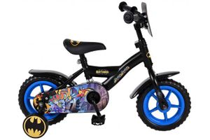 Batman 10-palcový detský bicykel čierny, pevný prevod - bezpečnosť a zábava pri učení sa jazdiť na bicykli!