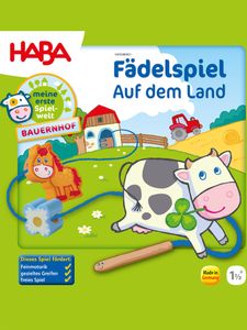 HABA Pädagogisch Farben Formen Fädelspiele Auf dem Land