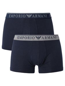 Emporio Armani 2 Pack Trunks, Blau L