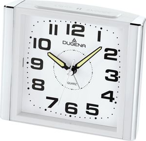 DUGENA 4460594 Wecker Alarm Analog weiß silber