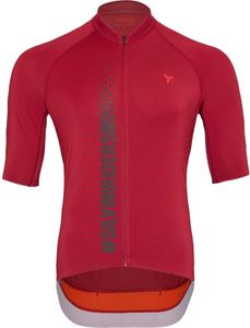 Jersey Silvini Mazzano MD2424 - pánske, krátke, merlot-ruby - veľkosť S