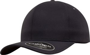 Flexfit Delta Baseball Cap / Kappe / Mütze - Farbe: Black - Größe: S/M