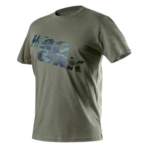 NEO TOOLS Arbeits T-Shirt Olivgrün CAMO Heavy Duty Arbeit Werkstatt - Größe XXL