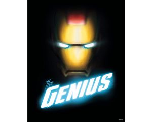 Poster Avengers The Genius 40x50 cm