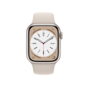 Apple Watch Series 8 Aluminium Cellular 41mm Polarstern (Sportarmband polarstern) *NEW*