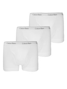 Calvin Klein Herren 3er-Pack Classic Fit Trunks, Weiß S