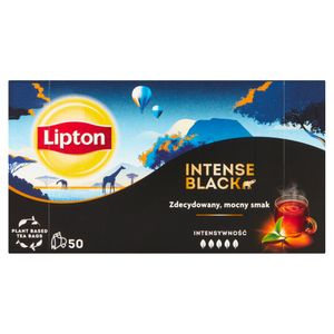 Lipton Intense Black Herbata Czarna 115 G (50 Torebek)