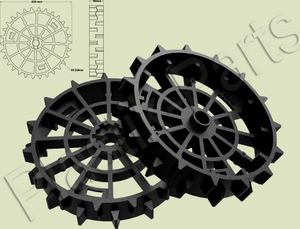 Antriebsräder 2er Set Offroad Profil LANDXCAPE LX 790 791 792 793 795 796 790i