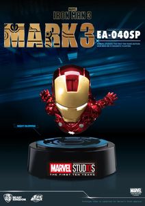 marvel studios zehn jahre ausgabe eisen mann mark 3 magnetische schwimmende figur