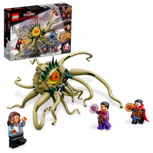 LEGO 76205 Marvel Duell mit Gargantos, Oktopus-Monster mit beweglichen Tentakeln und Dr. Strange Minifigur, Spielzeug für Kinder ab 8 Jahren