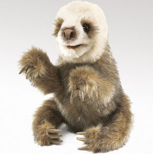 Folkmanis Handpuppe Faultierbaby / Baby Sloth 2927