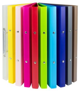 Stylex Ringbuch - DIN A4 - 2 Ringmechanik - farbig sortiert