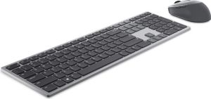 Dell Tastatur und Maus | Premier Multi-Device Tastatur und Maus | KM7321W | Tastatur- und Maus-Kombination | Kabellos | Batterien enthalten | USA | Titangrau | Kabellose Verbindung