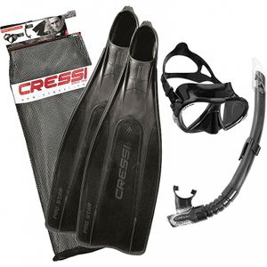 Cressi Pro Star Kit Black EU 45-46