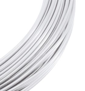 Aluminiumdraht Ø 2mm - 60m - Farbe Weiß