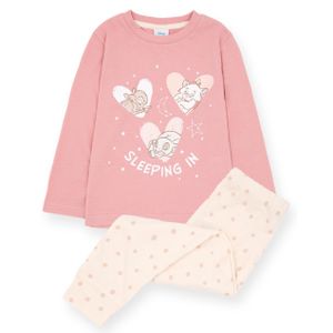 Disney - "Sleeping In" Schlafanzug mit langer Hose für Mädchen NS7615 (92) (Pink)