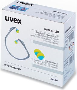 uvex Bügelgehörschutz x-fold faltbar grau 5 Stück