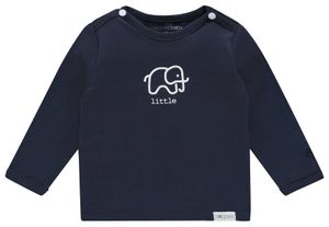 noppies Baby Shirt - Amanda elaphant, Unisex, Langarm, Organic Cotton Stretch Blau 62