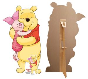 Winnie the Pooh - Piglet Hug - Pappaufsteller Standy - 54x94 cm