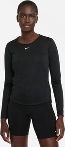 NIKE Dri-FIT OneLangarm-Oberteil Damen schwarz S NIKE Dri-FIT OneLangarm-Oberteil Damen schwarz S
