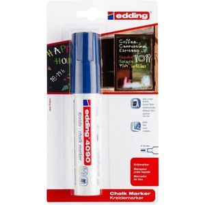 edding 4090 Kriedový popisovač modrý (1 blister)