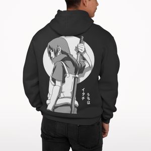 Pánska mikina s kapucňou Itachi Ushia Sharingan Hoodie Anime Streetwear Sasuke Naruto Shippuden