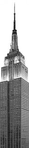 Komar Vlies Fototapete "Empire State Building", grau, 50 x 250 cm