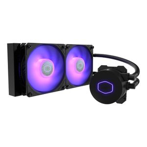 Cooler Master MasterLiquid ML240L V2 RGB Computer-Kühlmittel  COOLER MASTER Typ: Intern, Zweck: Prozessor, Eingebauter Ventilator: Ja, Heizung: Ja, Unterstützung der Pulsweitenmodulation: Ja