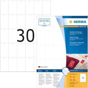 HERMA Warenanhänger SPECIAL 35 x 59,4 mm weiß 3.000 Warenanhänger