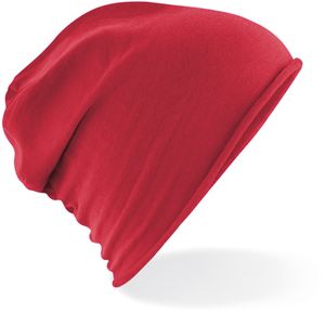 Beechfield Uni čepice Jersey B361 Rot Red One Size