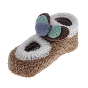 Babysocken Kindersocken Erstlingssöckchen Baumwolle Casual Socken Haushalt Boden Socken Größe 12-24M Farbe Braun