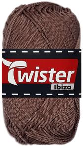 50 Gramm Twister Ibiza aus 100 % Baumwolle 83 Taupe