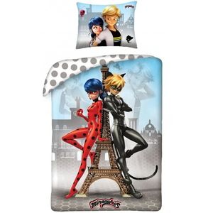 Miraculous Ladybug - Wende-Bettwäsche-Set, 140x200 & 70x90 cm