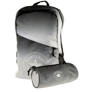 Converse Schoolpack XL Backpack Rucksack Uni SET grau 45GXD90, Farbe:Grau