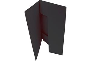 Mapa odkládací A4 253, tříklopá, prešpán, 350 g/m2, černá, 20 ks