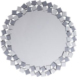Wandspiegel Rowena 1800 Silber / Grau