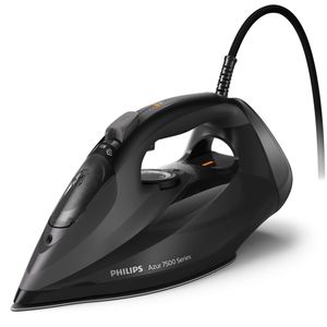 Philips Bügeleisen 7500 Series mit Keramikbügelsohle, 55 g/min kostanter Dampf, 3200 W, Schwarz (DST7511/80)