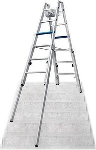 Iller Treppenhausleiter Multilift Ergo Plus eloxiert 2x6 Stufen