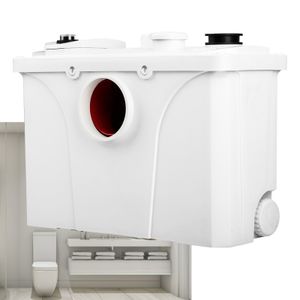Jiubiaz Hebeanlage Fäkalienpumpe 700W Zerkleinerer Kleinhebeanlage pumpe PRO Toilette