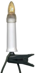 Best Season LED-Kerzenkette outdoor, 25teilig 'warm white Universal-LED-Birnen E10,DoubleWire, 416-95