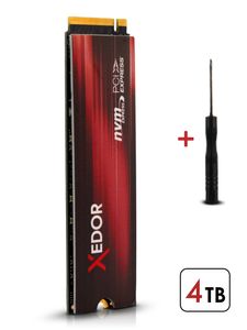 Xedor® XR75 - Interne SSD mit Kühlkörper - 7450MB/s Geschwindigkeit - PCIe 4.0x4 - NVMe M.2 - PS5-kompatibel - PC Speichererweiterung - 4 TB Xedor® XR75 - Interne SSD mit Kühlkörper - 7450MB/s Geschwindigkeit - PCIe 4.0x4 - NVMe M.2 - PS5-kompatibel - PC Speichererweiterung - 4 TB