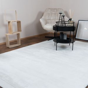 CONSILIO CONCEPT 200 x 290 Teppich Wohnzimmer Elfenbein Bamboo Viskose Seidenglanz moderner weich luxus soft