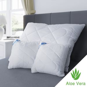 Kvalitex Kopfkissen ALOE VERA 40x40cm mit Reißverschluss 300g