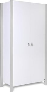FURNLUX Kinderkleiderschrank Etude Grau 96cm / Hauptfarbe: Grau / Abmessungen: 96 x 179 x 47 cm